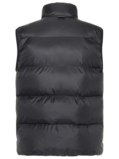 Shop Palm Angels Black Polyamide Vest