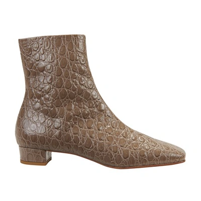 Shop By Far Este Ankle Boots In Mud