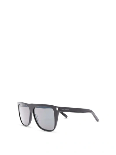 Shop Saint Laurent New Wave Sunglasses Black