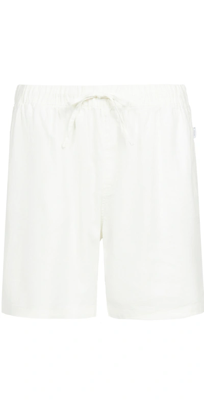 Shop Onia Stretch Linen Pull On Shorts