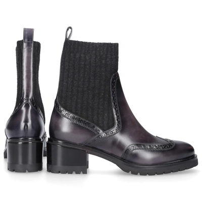 Shop Santoni Ankle Boots Grey 59557