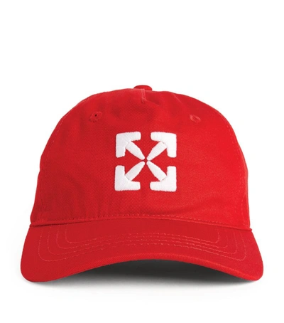 Shop Off-white Arrows Baseball Cap In Red