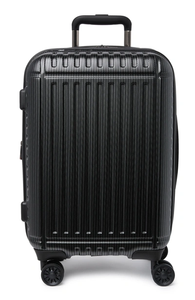 Shop Sammys Granite 20" Hardside Spinner Suitcase In Black