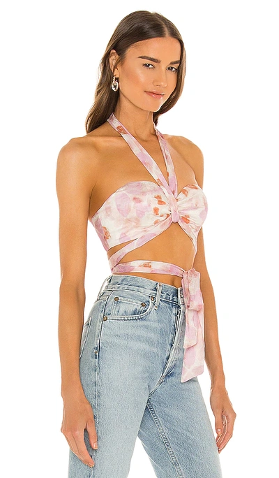 Shop House Of Harlow 1960 X Revolve Tammy Top In Watercolor Floral
