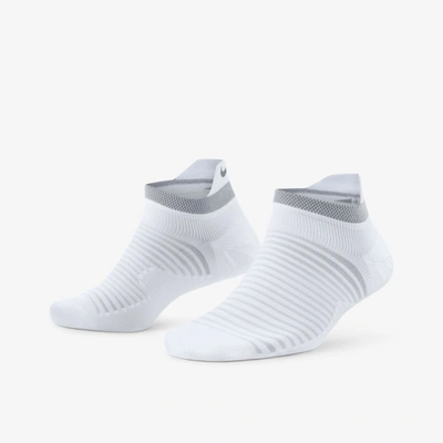 Shop Nike Unisex Spark Lightweight No-show Running Socks In White