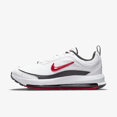 Nike Men's Air Max Ap Casual Sneakers From Finish Line In  White,black,university Red | ModeSens