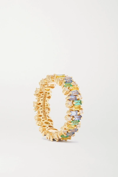 Suzanne Kalan 18-karat Gold Multi-stone Ring In Gold