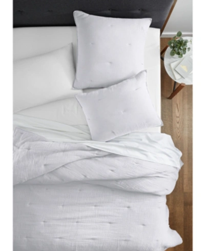 Shop Oake Textured Gauze Quilt, Twin, Created For Macy's In White