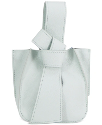 Shop Zac Posen Anthea Leather Wristlet Crossbody In Mint