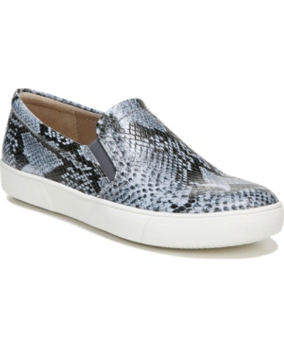 Shop Naturalizer Marianne 2 Slip-on Sneakers Women's Shoes In Storm Blue Snake Printed Faux Leather