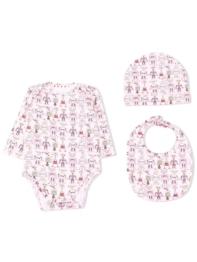 机器人印花连体衣礼品套装