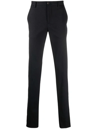 Shop Etro Slim-cut Trousers In 黑色