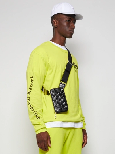 Shop Givenchy Embossed Anitgona Vertical Organizer Crossbody Bag
