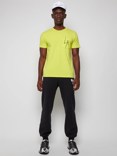 Shop Local Authority La Slash Pocket Tee Neon Yellow