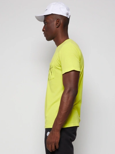 Shop Local Authority La Slash Pocket Tee Neon Yellow