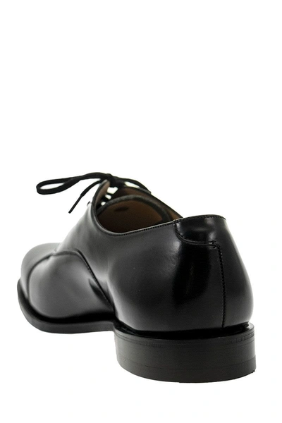 Shop Church's Dubai - Oxford In Black Brushed Calf Leather