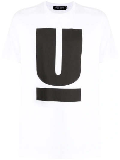 Shop Undercover Logo Crew-neck T-shirt In Weiss