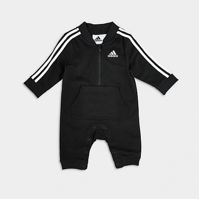 Adidas Originals Babies' Adidas Infant Badge Of Sport Track Suit Coverall  Onesie In Black/white | ModeSens