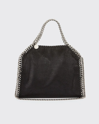 Shop Stella Mccartney Mini Falabella Crossbody Bag In Light Gray