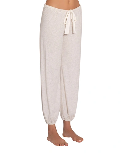 Shop Eberjey Heather Slouchy Lounge Pants In Charcoal