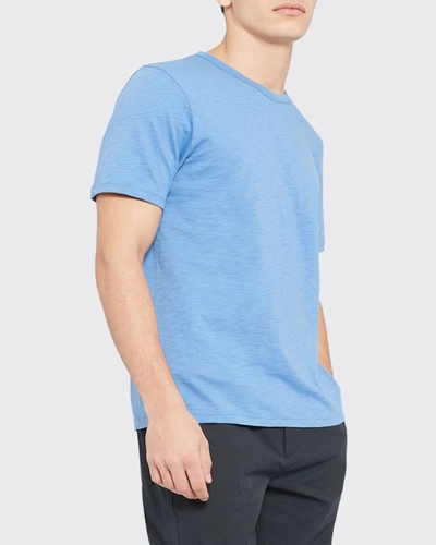 Shop Theory Cosmos Essential Jersey T-shirt In Skyline
