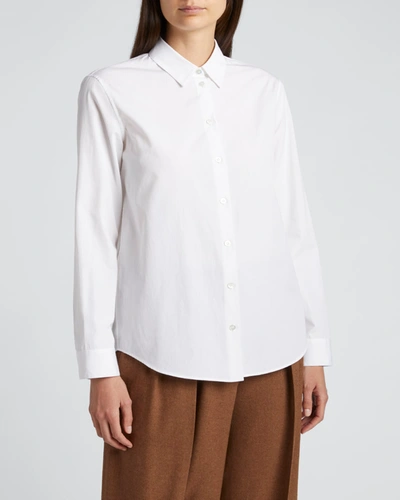 Shop The Row Pierre Button-down Shirt In Optic White