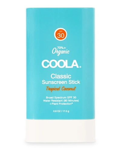 Shop Coola Classic Organic Sunscreen Stick Spf 30 - Tropical Coconut, 0.6 Oz.