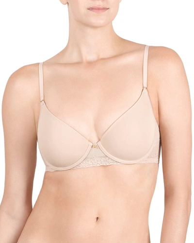 Shop Natori Bliss Perfection Contour Bra In Cafe