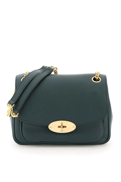 Shop Mulberry Small Darley Shoulder Bag In  Green (green)