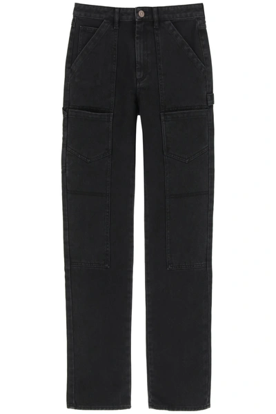 Shop Kenzo High-rise Jeans In Black (black)