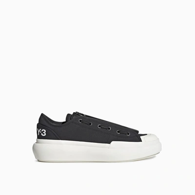 Shop Y-3 Ajatu Court Low Sneakers H05625 In Black/white