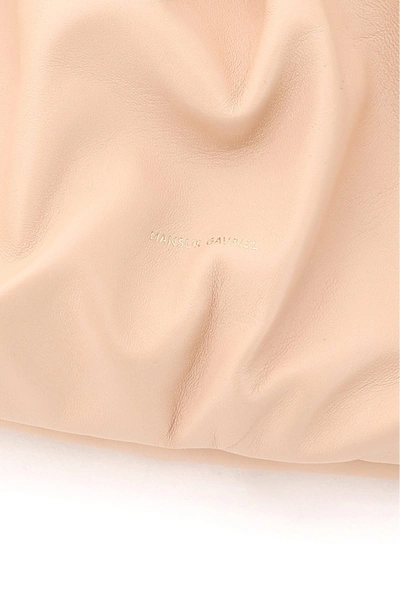 Shop Mansur Gavriel Wave Frame Shoulder Bag In Pink