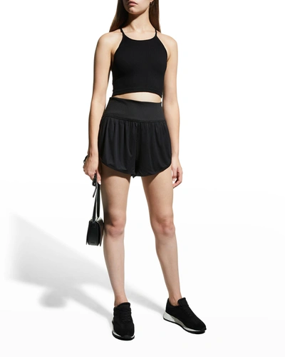 Shop Fp Movement By Free People Cropped Run Tank In Black