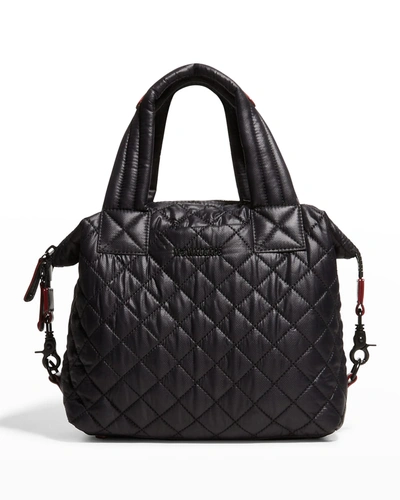 Shop Mz Wallace Sutton Deluxe Small Quilted Nylon Tote Bag, Black