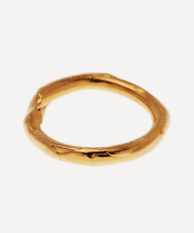 Shop Alighieri Gold-plated The Gaze Of The Satellite Ring