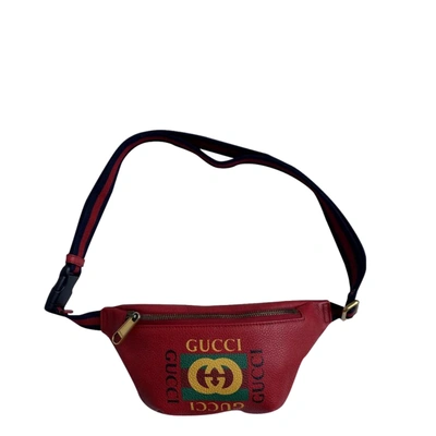 Gucci Coco Capitán Logo Belt Bag in Red