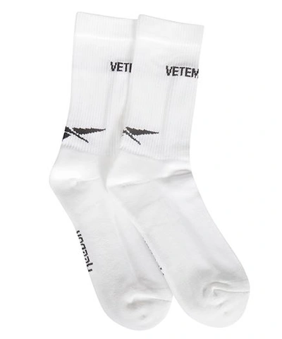 Shop Vetements Socks In White