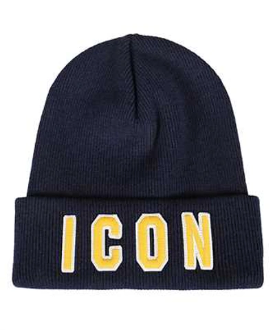 Shop Dsquared2 Icon Beanie In Blue