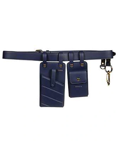 Shop Fendi Multi-accessory Belt In Blue