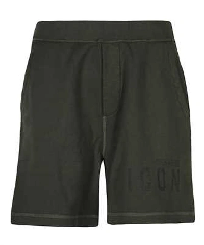Shop Dsquared2 Icon Shorts In Green