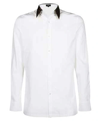 Shop Fendi Ff Logo Detail Shirt In White