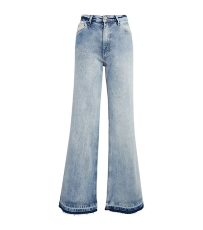 Shop Natasha Zinko Flared Jeans In Blue