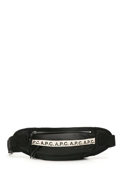 Shop Apc A.p.c. Repeat Logo Beltpack In Mixed Colours