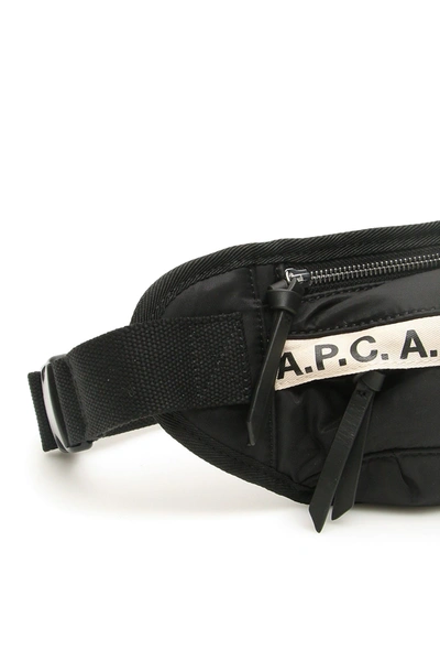 Shop Apc A.p.c. Repeat Logo Beltpack In Mixed Colours