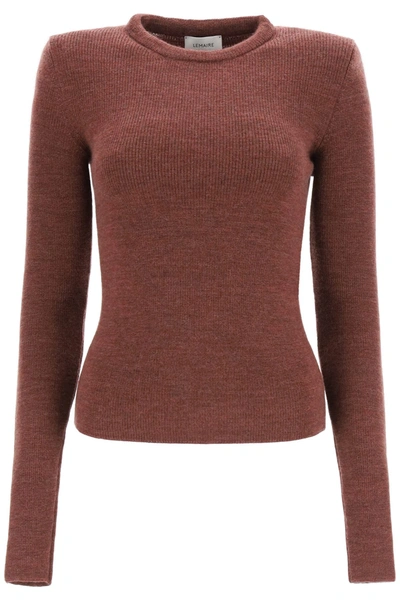 Shop Lemaire Crewneck Sweater In Mixed Colours