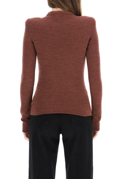 Shop Lemaire Crewneck Sweater In Mixed Colours