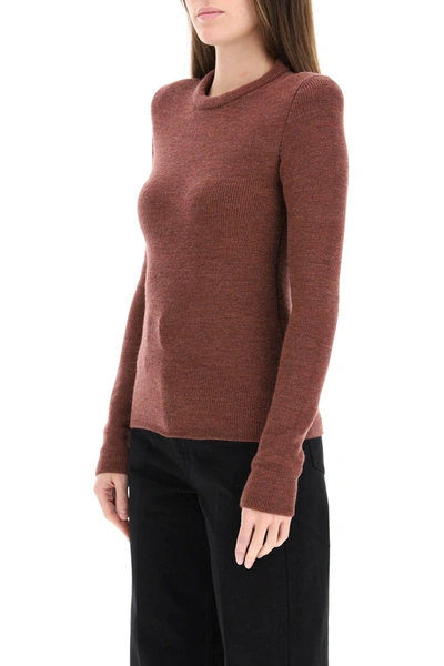 Shop Lemaire Crewneck Sweater In Mixed Colours