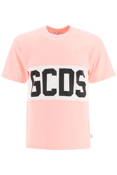 Shop Gcds T-shirt With Logo Band In Mixed Colours