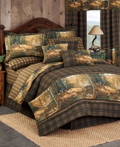 Shop Karin Maki Blue Ridge Trading Whitetail Birch Queen Sheet Set Bedding In Brown