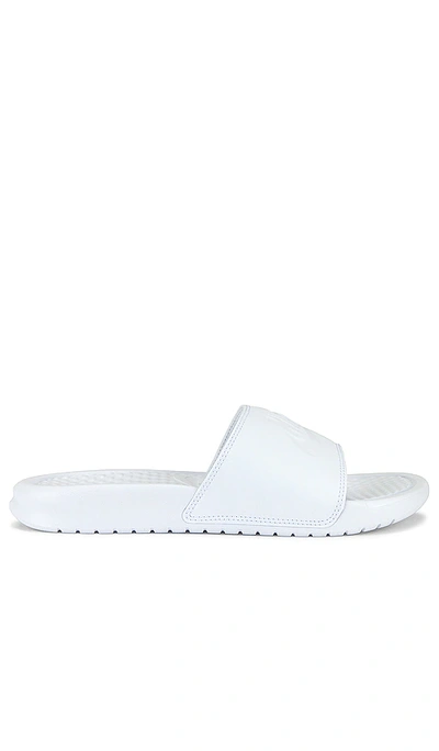 Shop Nike Benassi Jdi Slide In White